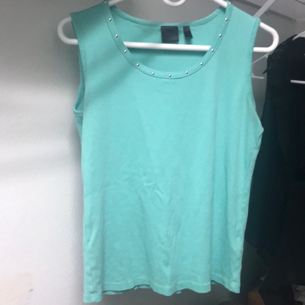 Teal tank top